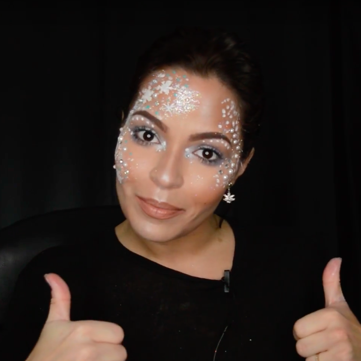 Video Tutorial: Frozen Face Paint Design 