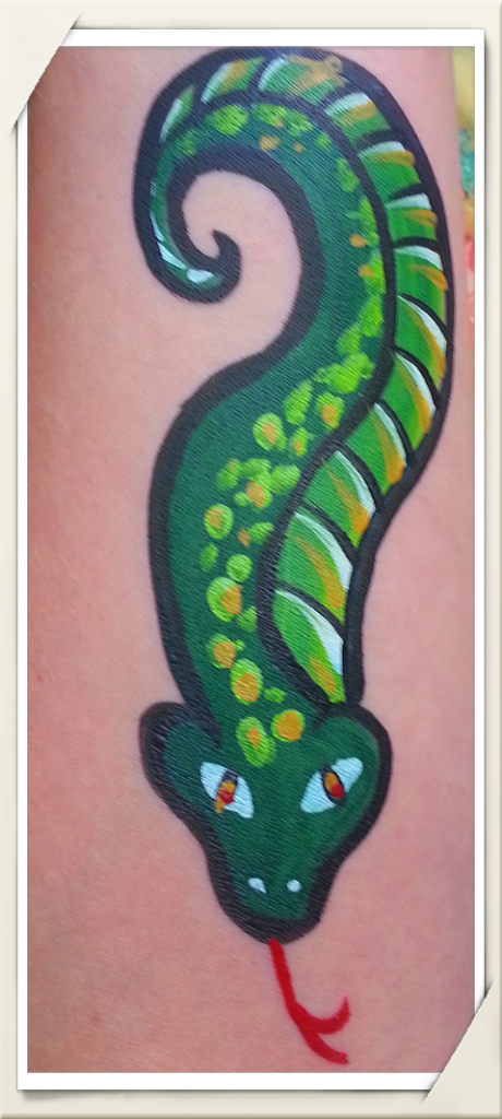 Arm Art: How to Paint a Snake