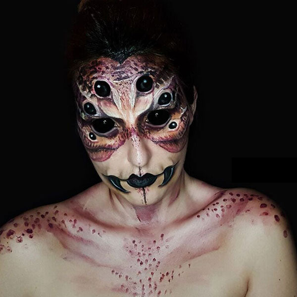 Spider Queen Face Paint Video by Ana Cedoviste