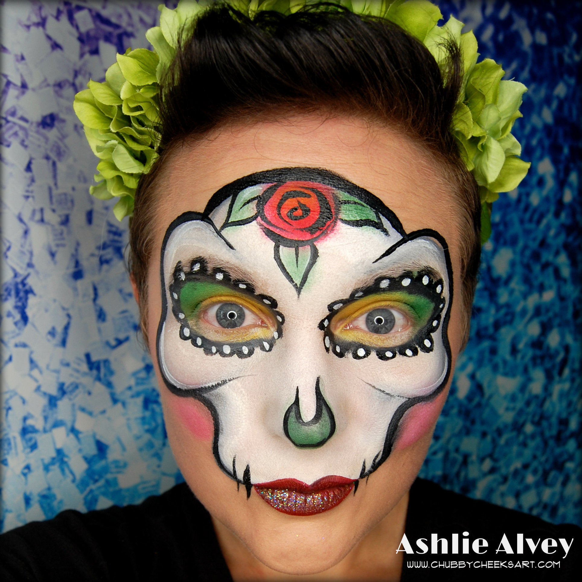 Sugar Skull Video Tutorial by Artist Ashlie Alvey