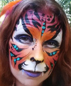 How to Face Paint a Mark Reid Inspired Tiger