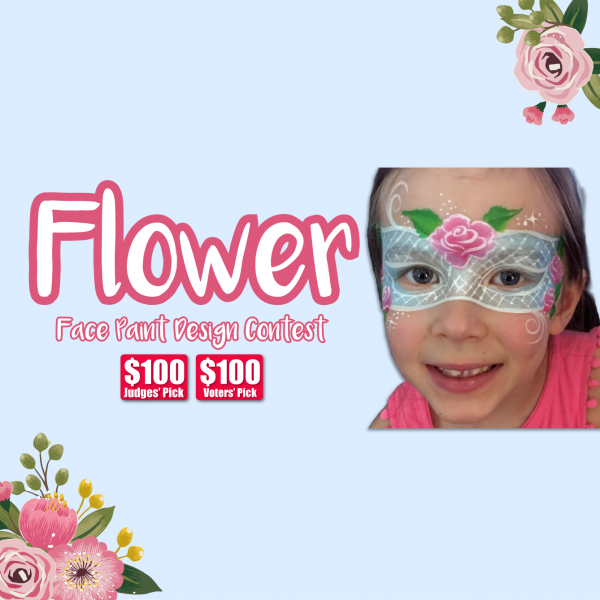 Contest Winners: Flower Face Paint Design