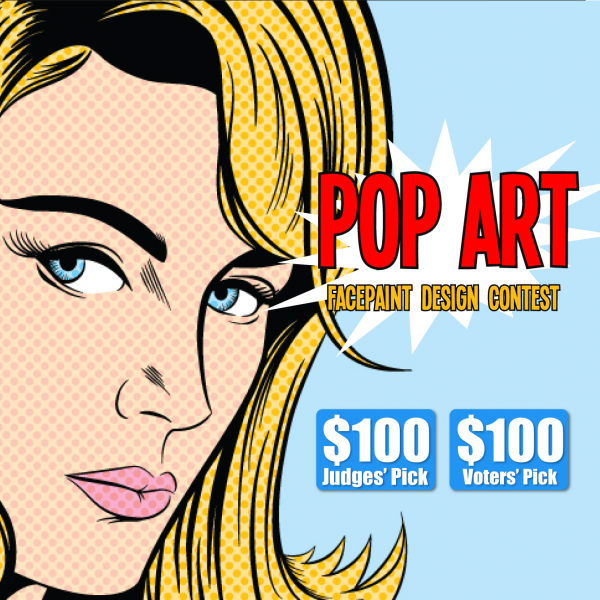 Contest: Pop Art Face Paint Design Contest! Win $100!