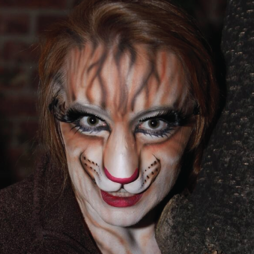 Cat Prosthetic Face Paint Video Tutorial by Athena Zhe