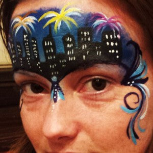 NYE Skyline fireworks mask