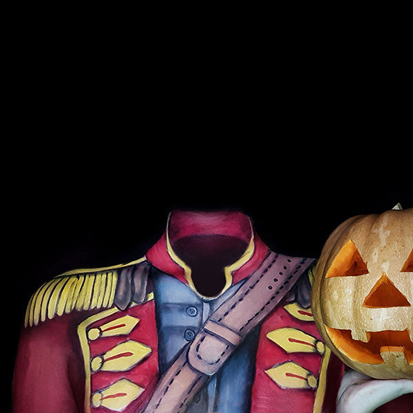 Headless Horseman Face Paint Video by Ana Cedoviste