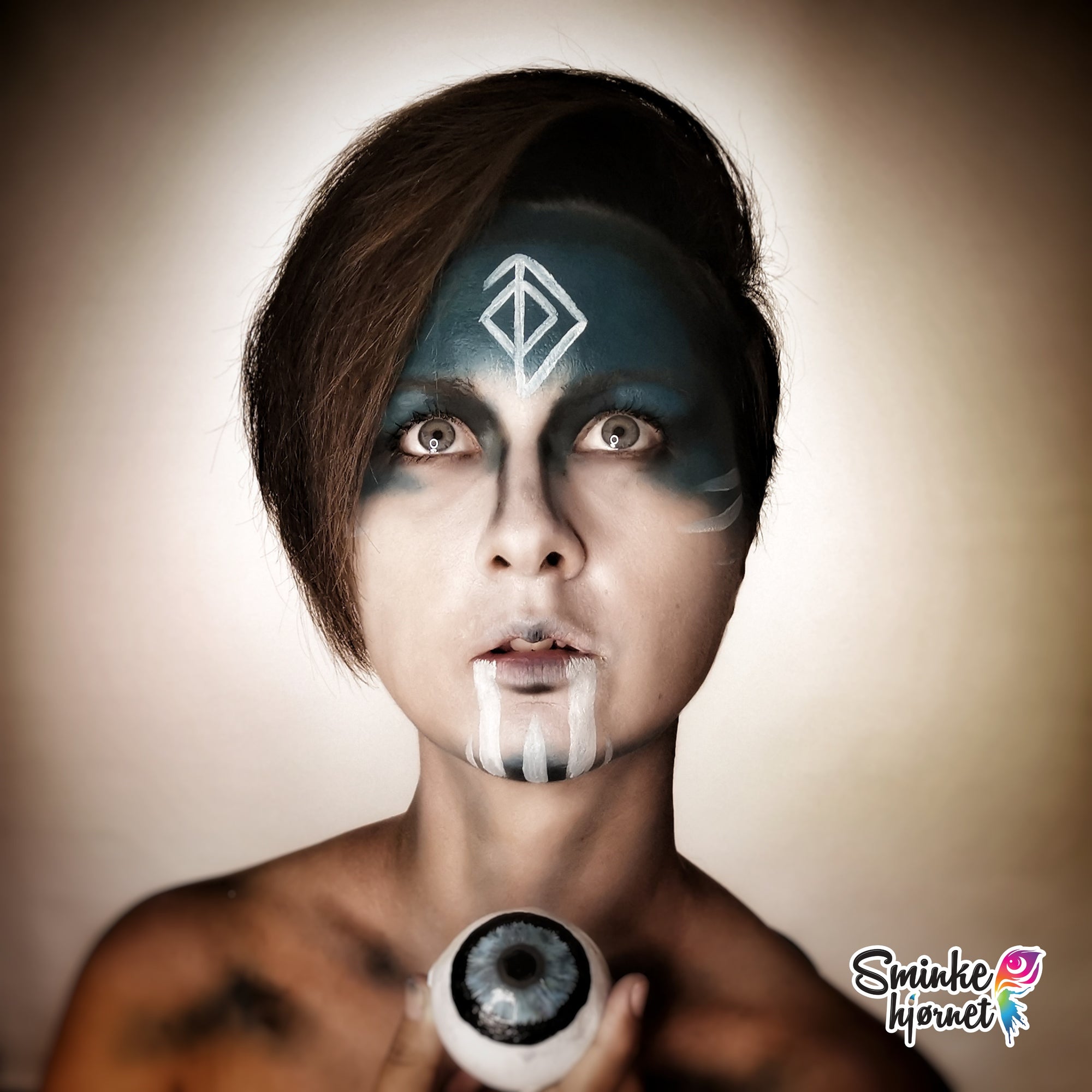 Warrior Woman Face Paint Video by Helene Rantzau