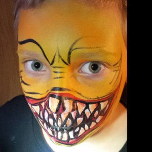 Easy Monster Mouth Face Paint Design