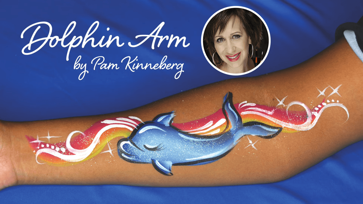 Dolphin Arm Design by Pam Kinneberg