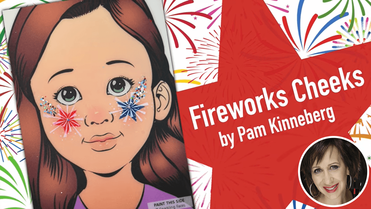 Fireworks Cheeks by Pam Kinneberg