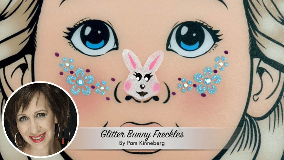 Glitter Bunny Freckles by Pam Kinneberg