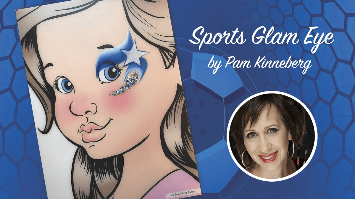 Sports Glam Eye by Pam Kinneberg