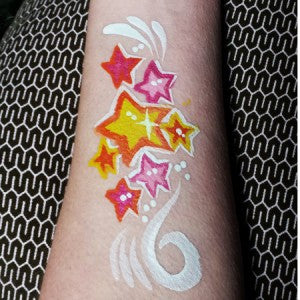 How to Face Paint Fun Stars and Swirls