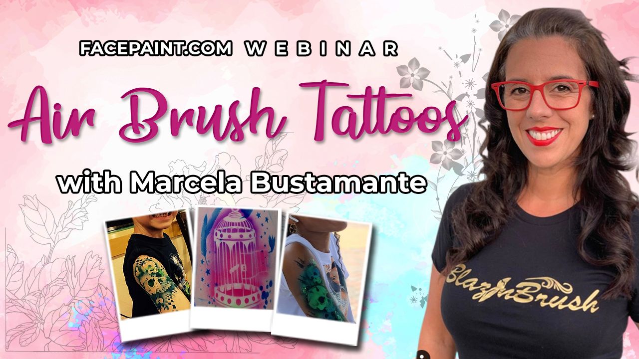 Webinar: Airbrush Tattoos with Marcela Bustamante