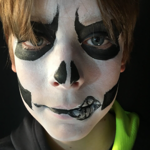Skull Face Paint Video Tutorial by Kiki