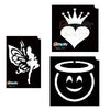 Fairy, Ballerina, Music Glitter Stencils