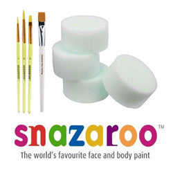 Snazaroo Face Paint Brushes and Sponges