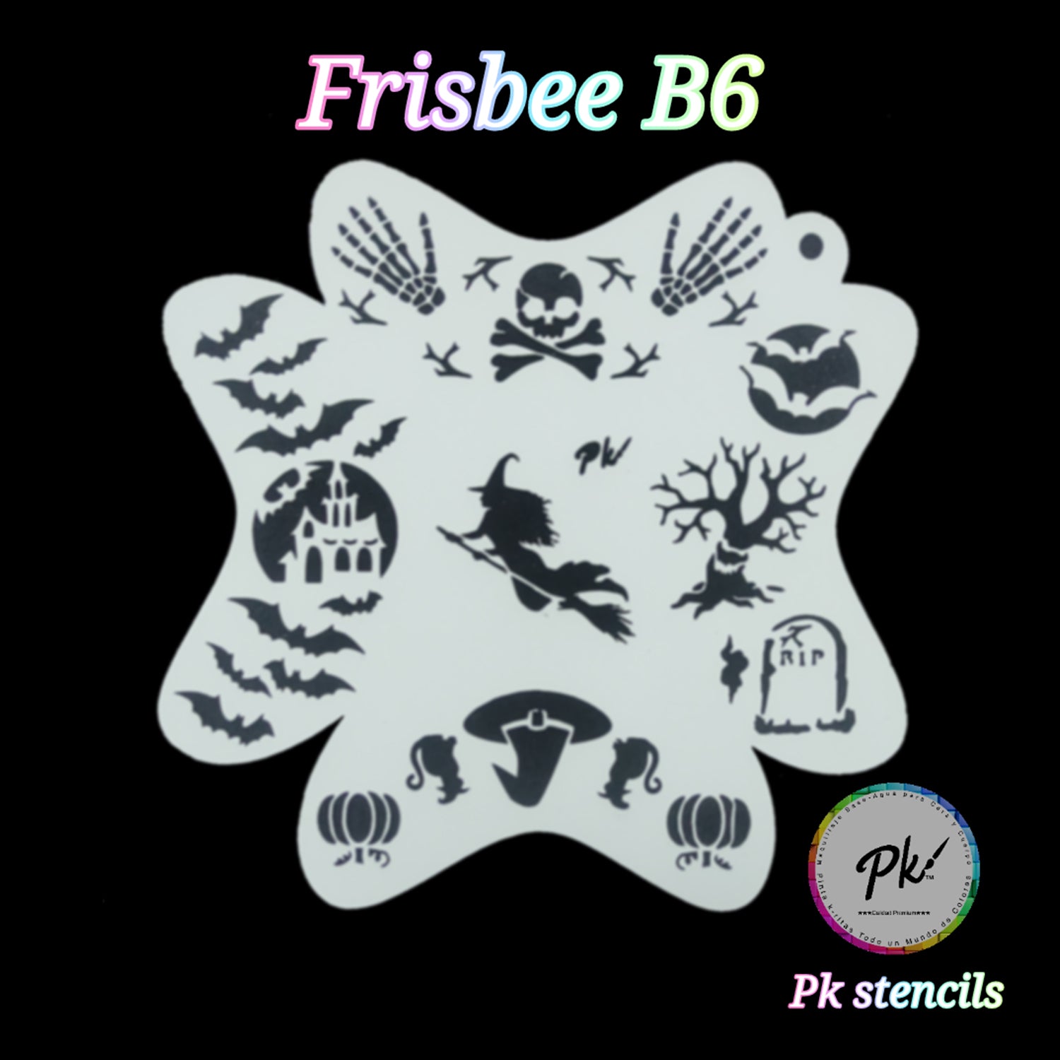PK Frisbee Stencils