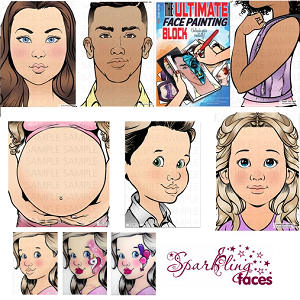 Sparkling Faces Practice Boards