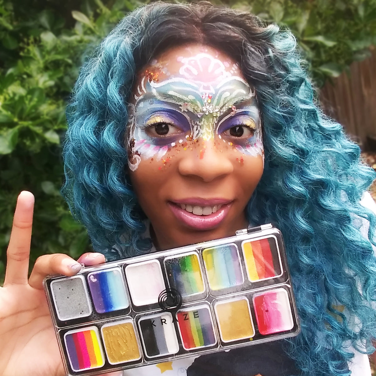 Kraze FX Build Your Own Face Paint Palette (12 Color/6 grams)
