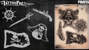 Tattoo Pro Stencils - Pirates