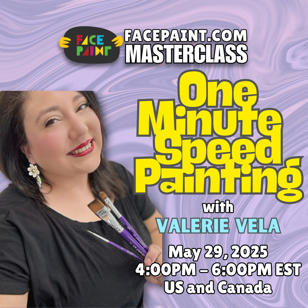 Valerie Vela (One Minute Speed Painting) Masterclass