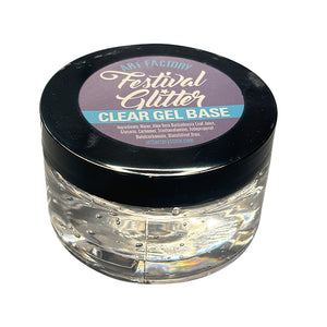 Art Factory Festival Glitter Clear Gel Base