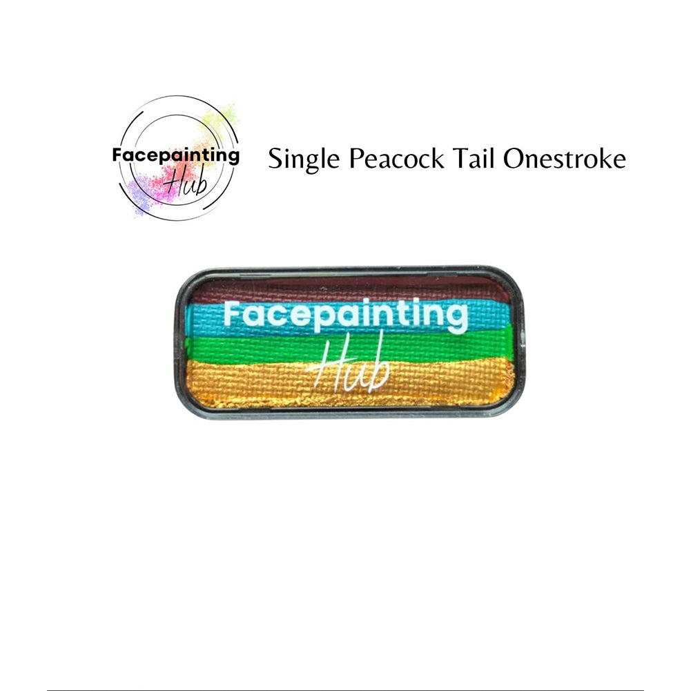 Face Painting Hub - Single Peakcock Tail