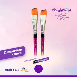 Blazin Brush by Marcela Bustamante - Angled Shader (3/4")