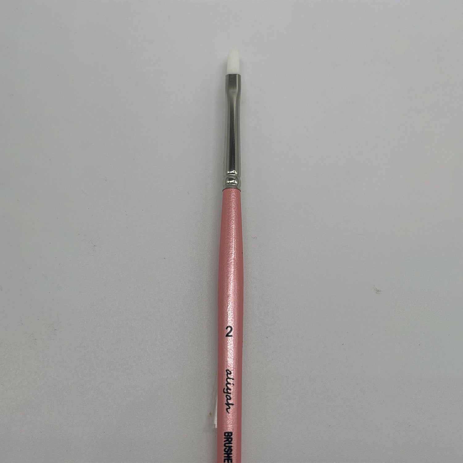 Aliyah Brush - White Taklon Filbert 2