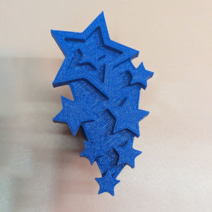 Brush Buddy Glitter Tattoo Stamp - Cluster of Stars
