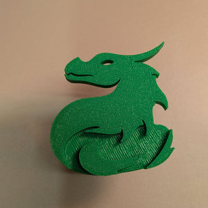 Brush Buddy Glitter Tattoo Stamp - Ferocious Dragon