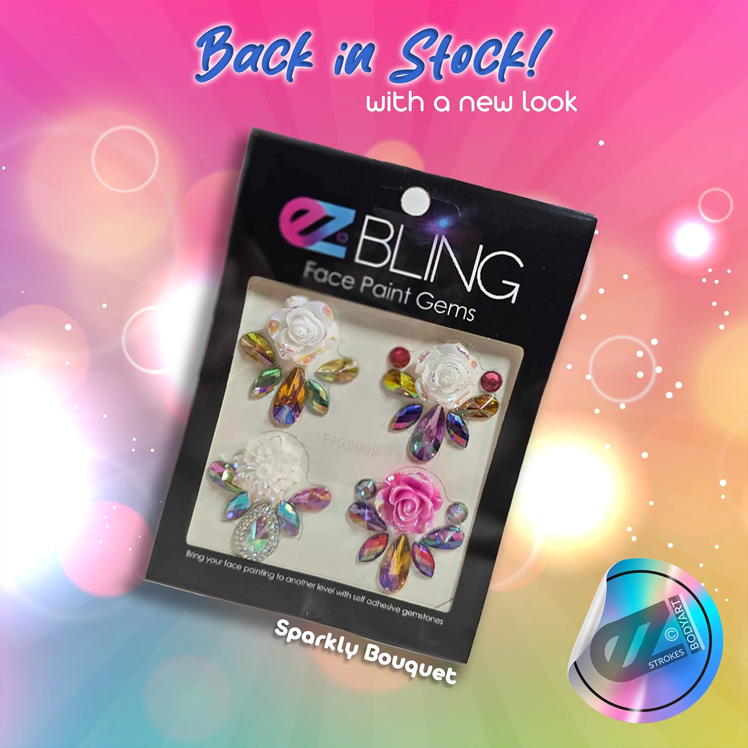 EZ Bling Set - Sparkly Bouquet (4 Pc.)