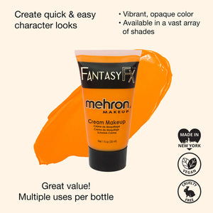 Mehron Fantasy FX Face Paint Tubes - Orange O (1 oz)