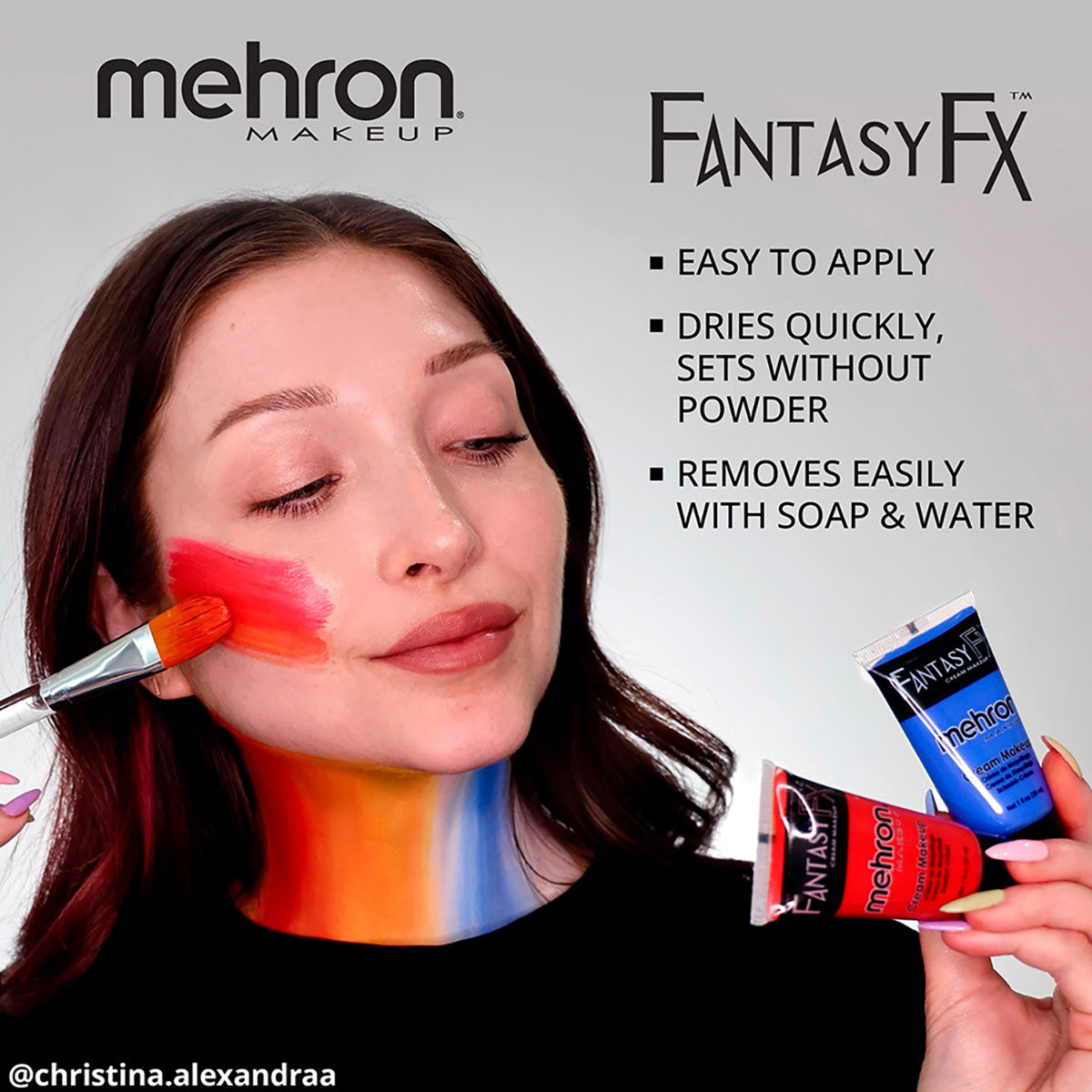 Mehron Fantasy FX Face Paint Tubes - Orange O (1 oz)