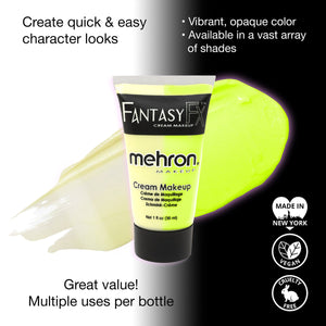 Mehron Fantasy FX Tubes - Glow in the Dark GL (1 oz)