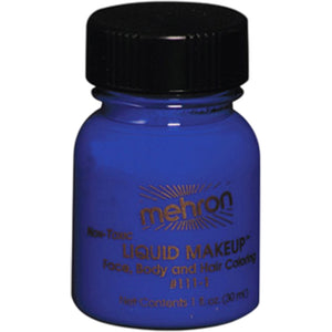 Mehron Liquid Face Paints - Blue BL