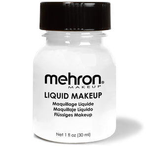 Mehron Liquid Face Paints - White W