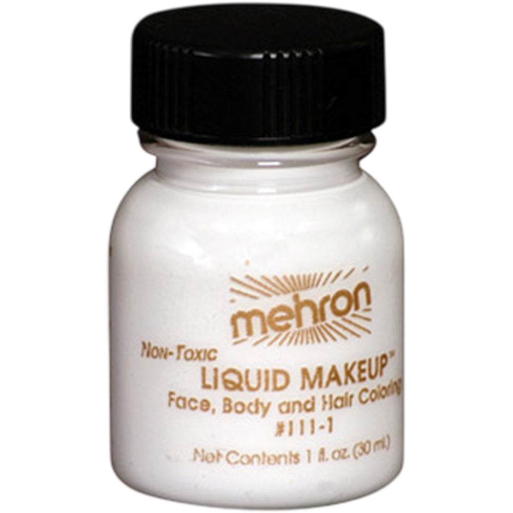 Mehron Liquid Face Paints - White W