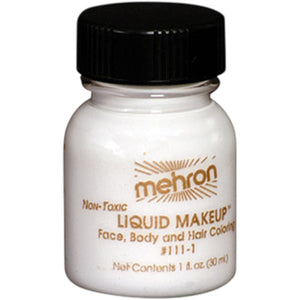 Mehron Liquid Face Paints - White W