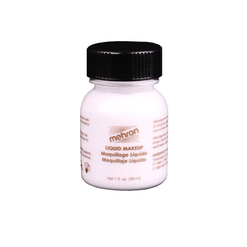 Mehron Liquid Face Paints - White W