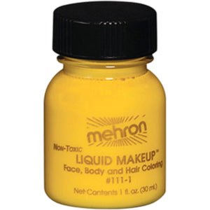 Mehron Liquid Face Paints - Yellow Y