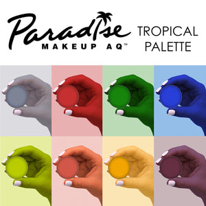 Paradise Tropical Face Paint Palettes (8 Colors)
