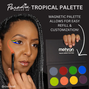 Paradise Tropical Face Paint Palettes (8 Colors)