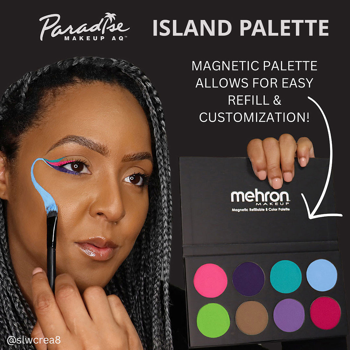 Paradise Pastel Face Paint Palettes (8 Colors)