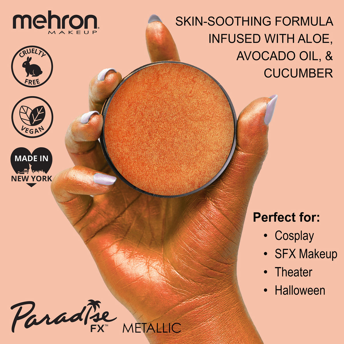 Paradise AQ Face Paint - Brilliant Orange MO (40g)
