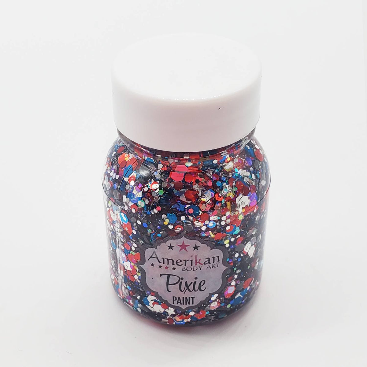 ABA Pixie Paint Glitter Gel- Star Spangled (1oz)