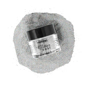 Mehron Glitter Dust - Holographic Silver H (0.25 oz/7 gm)