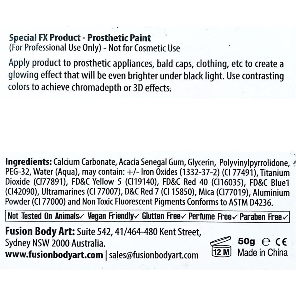 Fusion Body Art FX Rainbow Cake - Unicorn Sparks (50 gm) NON NEON