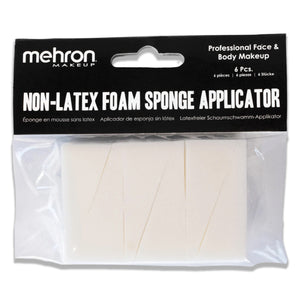 Mehron Wedge Cream Makeup Sponge (2" x 1") - 6-pack